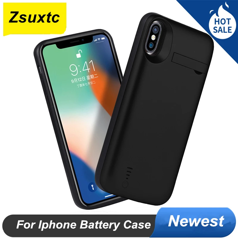Аккумулятор для iphone 12 Mini 11 Pro Max X XS XR 6 6S 7 8 Plus 10000 мАч | Мобильные телефоны и