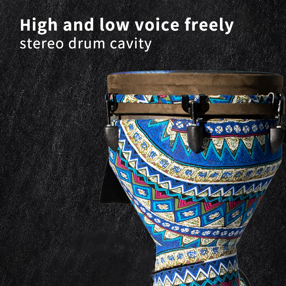 Африканский барабан Djembe деревянная козья кожа бонго деревянный музыкальный