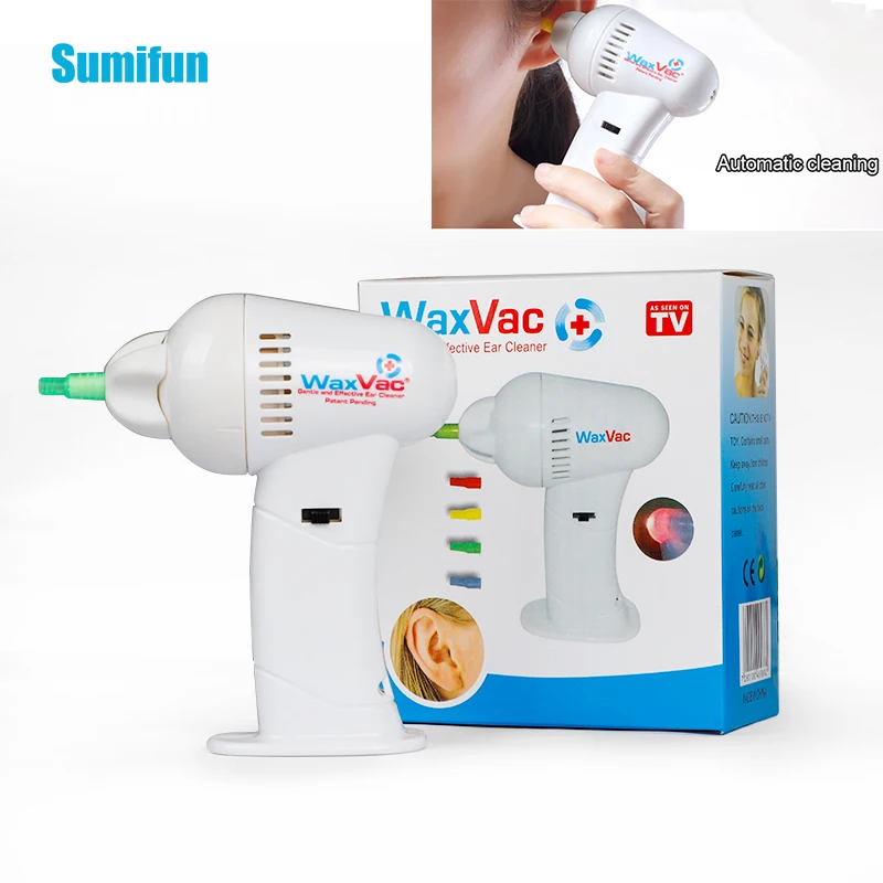 

Sumifun 1 шт. портативный Электрический ушной пылесос для удаления ушного воска мягкий и безопасный инструмент для ухода за ушами аксессуары дл...