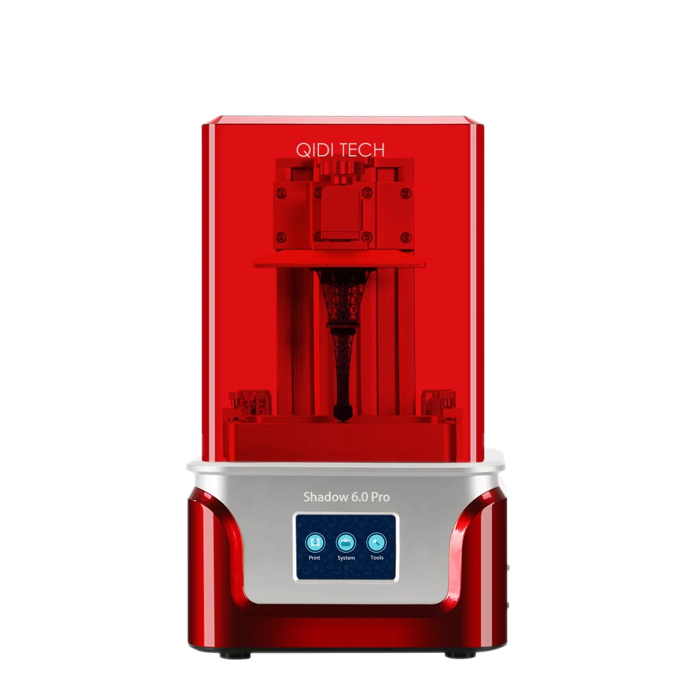 3D принтер QIDI TECH SLA /LCD Shadow 6 0 PRO УФ ЖК из смолы с двумя направляющими по оси z размер