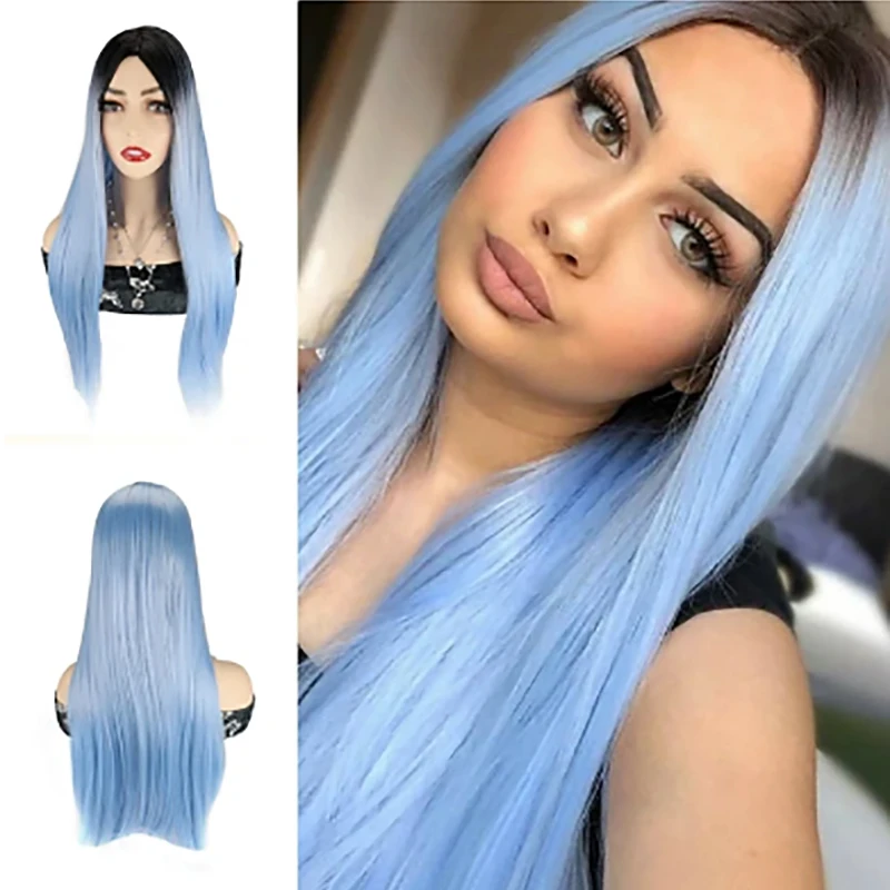 Парик для косплея HAIRJOY из синтетических волос женские длинные прямые волосы
