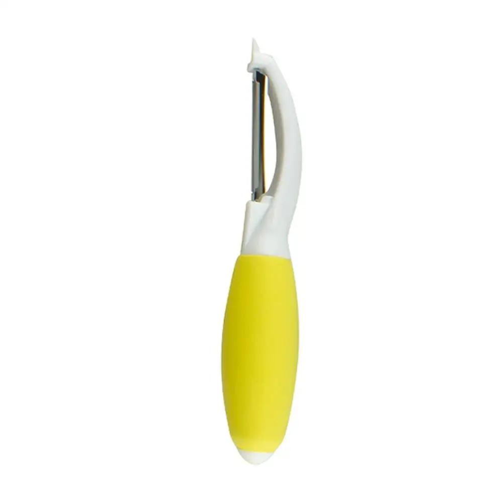 Овощечистка из нержавеющей стали для картофеля, моркови, Cutter-1Pcs - Цвет: Yellow