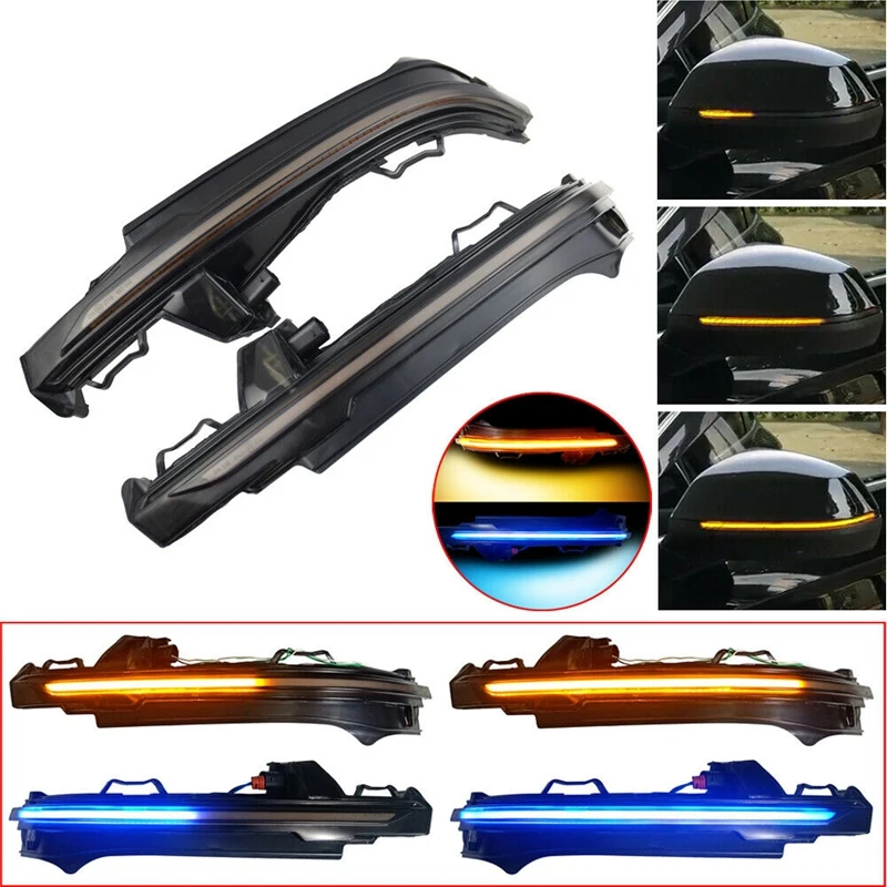 

Car LED Dynamic Turn Signal Light Flowing Water Blinker For- Q5 FY 2018 2019 Q7 4M 2016-2020 Flashing Light