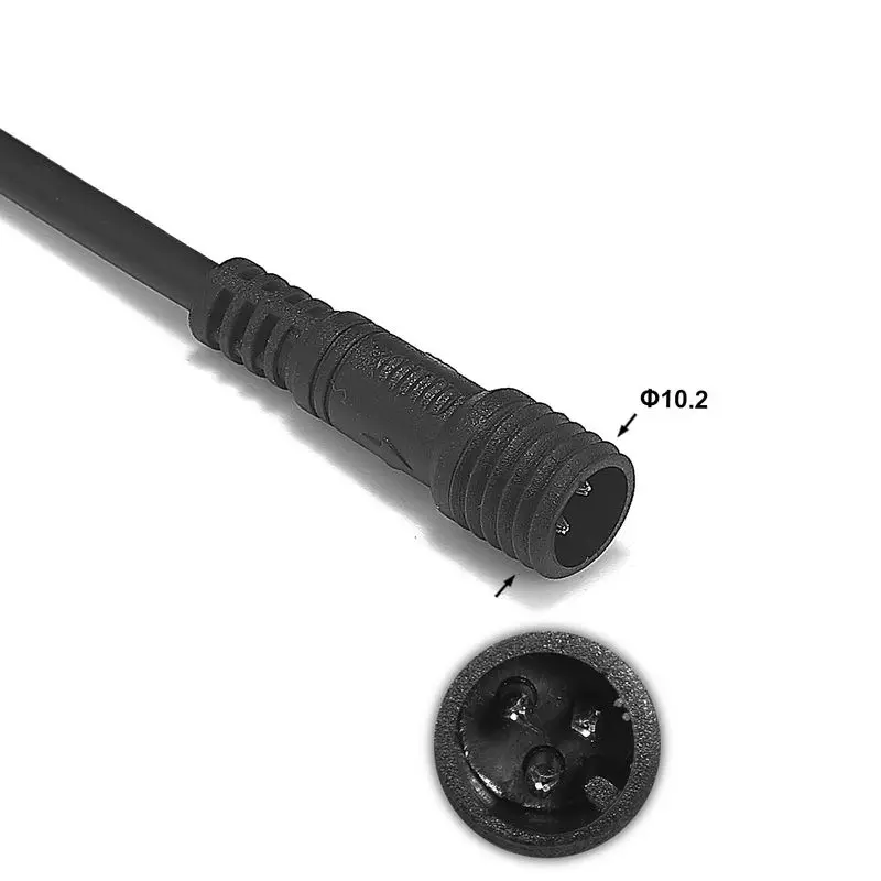 2pin/3pin/4pin разъем IP67 Водонепроницаемый провод светодиодный водонепроницаемый