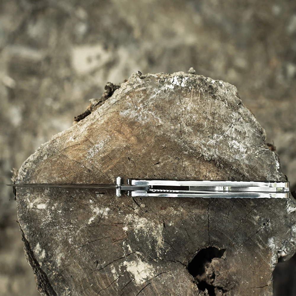 Отправка складной нож высокой твердости карманный с рисунком оленя стада для