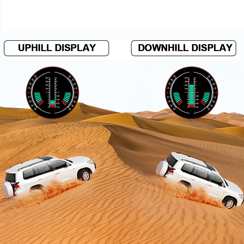 5 2 "Умный автомобильный Инклинометр HUD измеритель наклона спидометр GPS-компас