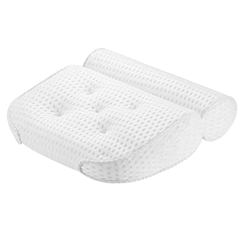

Bath Pillow for Bathtub Home Spa Pillow for Women Men with 4D Air Mesh Breathable Helps Support Head Neck and Back LXY9