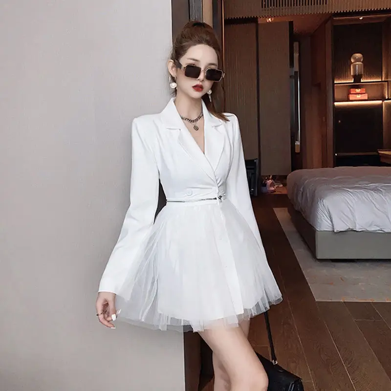 Женский твидовый костюм из 2 предметов со съемным платьем на молнии Женская