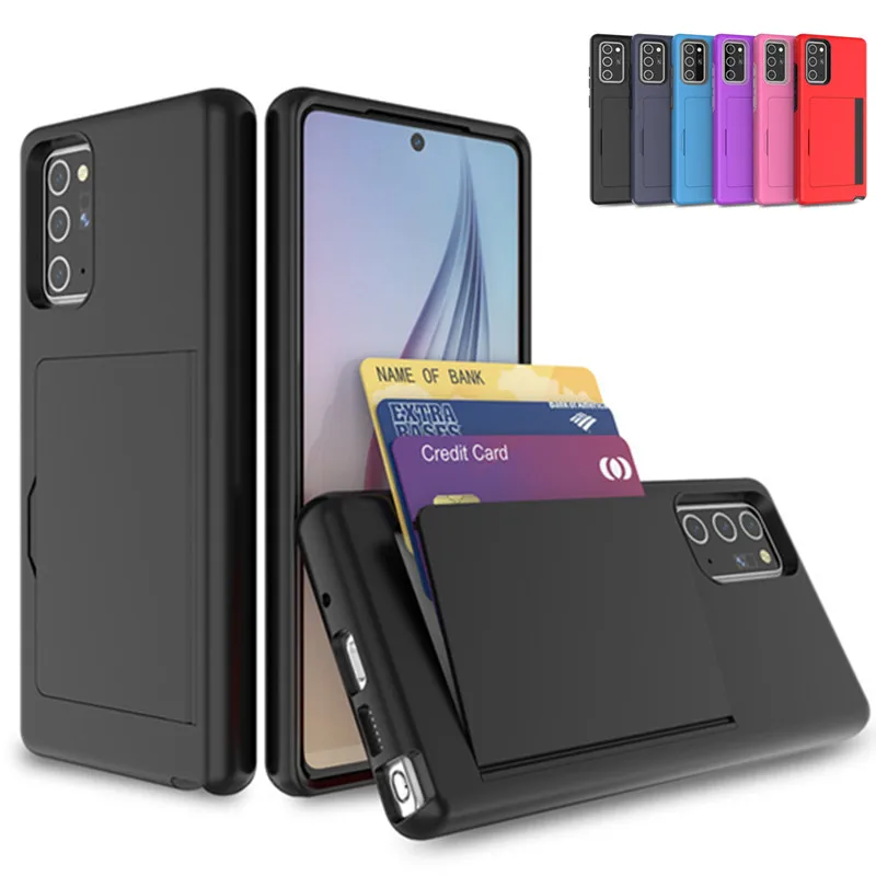 Чехол для Samsung Galaxy Note 20 Ultra, деловой чехол карамельных цветов с отделениями для карт, чехол для Note 10, 20, S20 Ultra, S10 Plus, A50, A30, A20, чехол