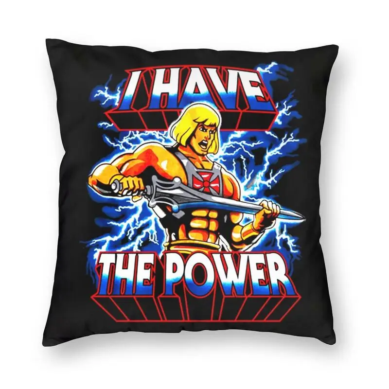 

Наволочки для подушек «Мастера Вселенной», декоративные Квадратные наволочки для подушек «Power He-Man» 40x40
