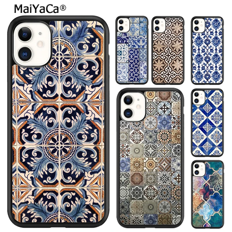 MaiYaCa художественный декоративный чехол с марокканской черепицей для телефона