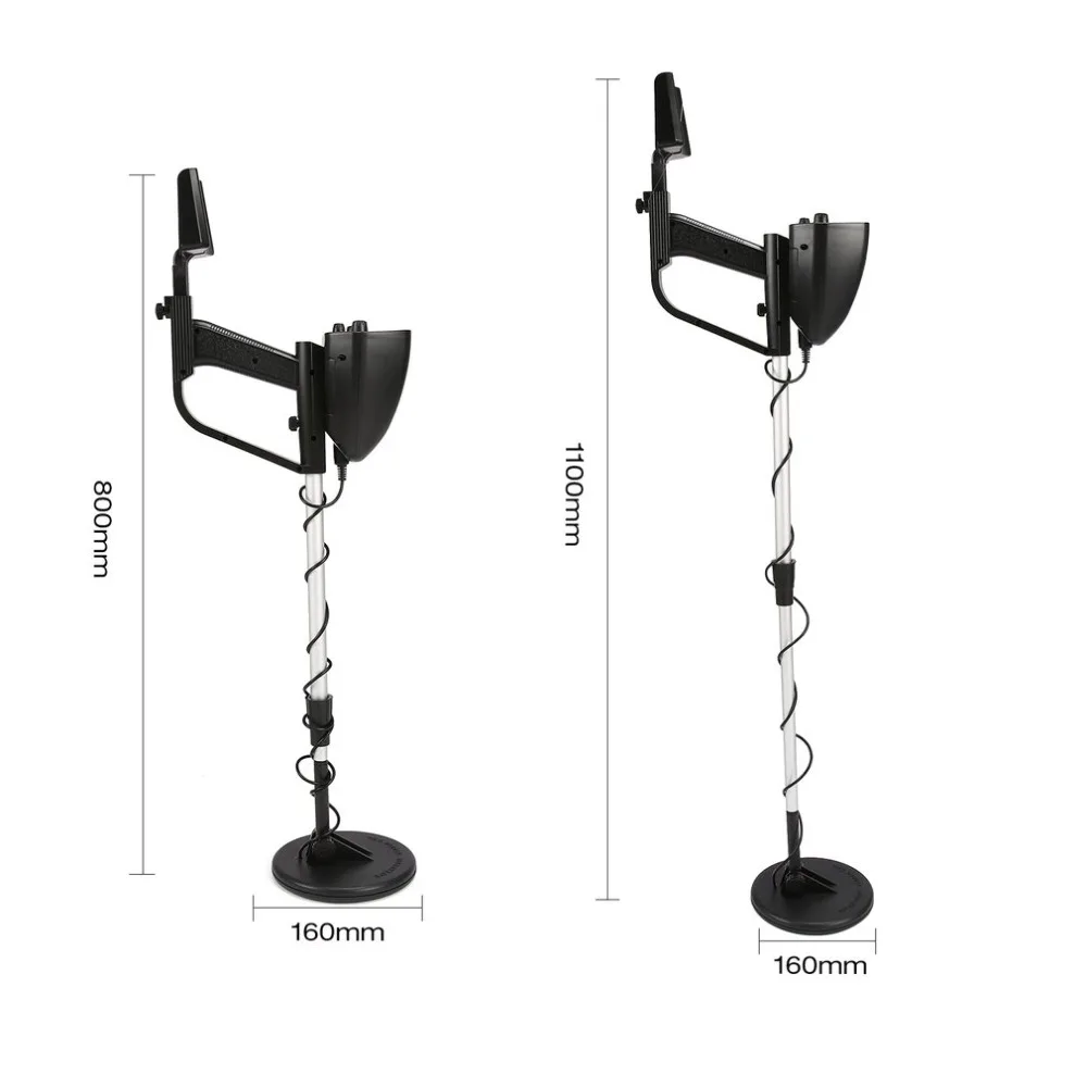 

MD4030 Professional Portable Underground Metal Detector Handheld Treasure Hunter Gold Digger Finder Length Adjustable