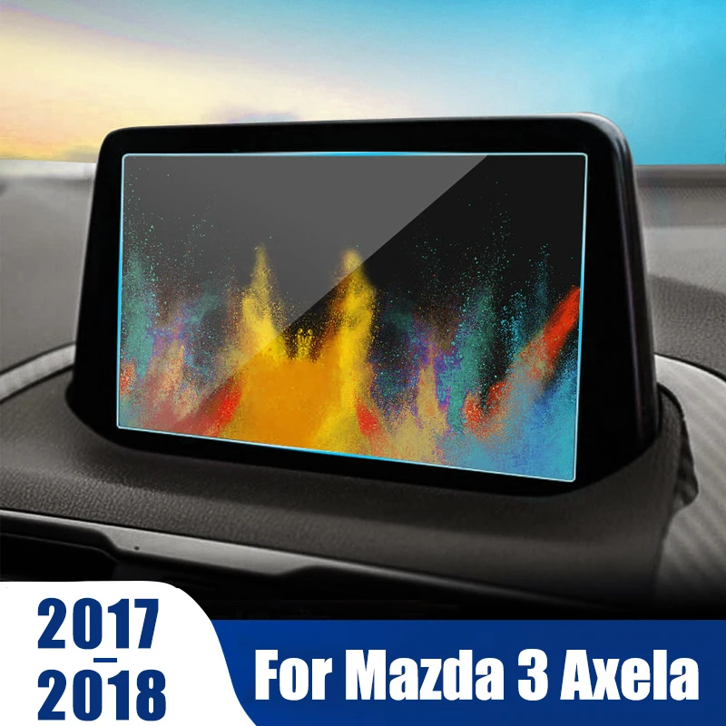 

Accessories For Mazda 3 Axela 2017 2018 Car GPS Navigation Tempered Glass Screen Protector Steel Protective Film