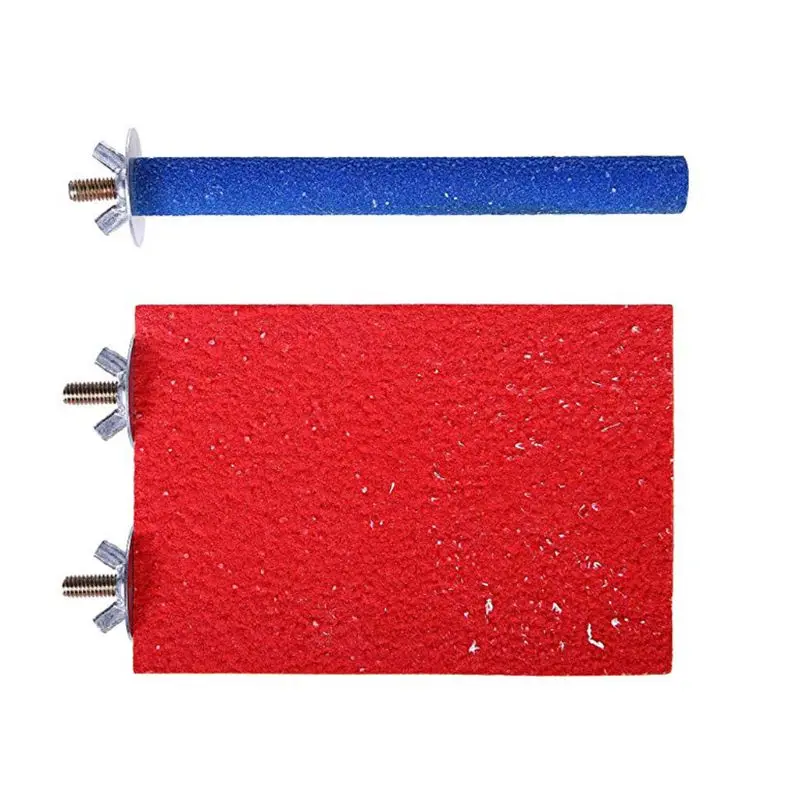 2 шт./компл. подставка для игрушек деревянная попугая платформа лапа шлифовальная