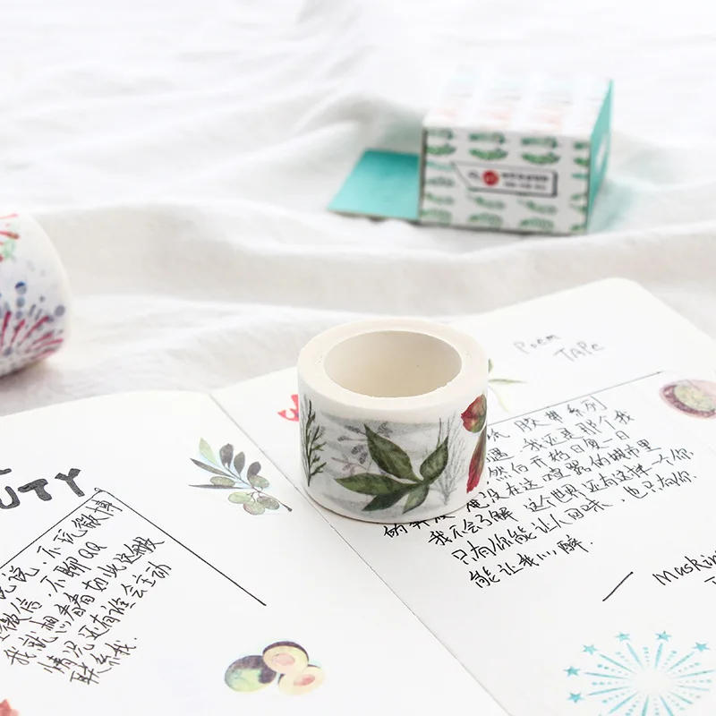Washi ленты DIY японская бумага для рисования бумажная Маскировочная лента