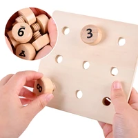 mind build screw and nut set montessori games puzzle board game match for children educational toys number blocks toys ages 3