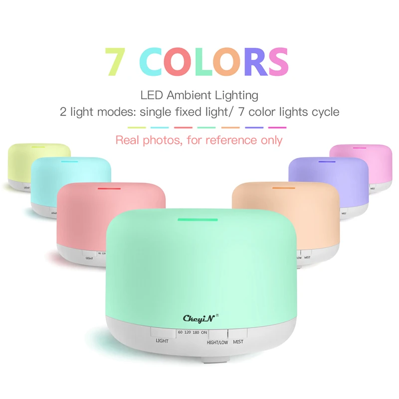 

700ML Aromatherapy Diffuser Air Humidifiers Electric Diffuser Essential Oil Huile with Music Playe for Home 7 Color Night Light