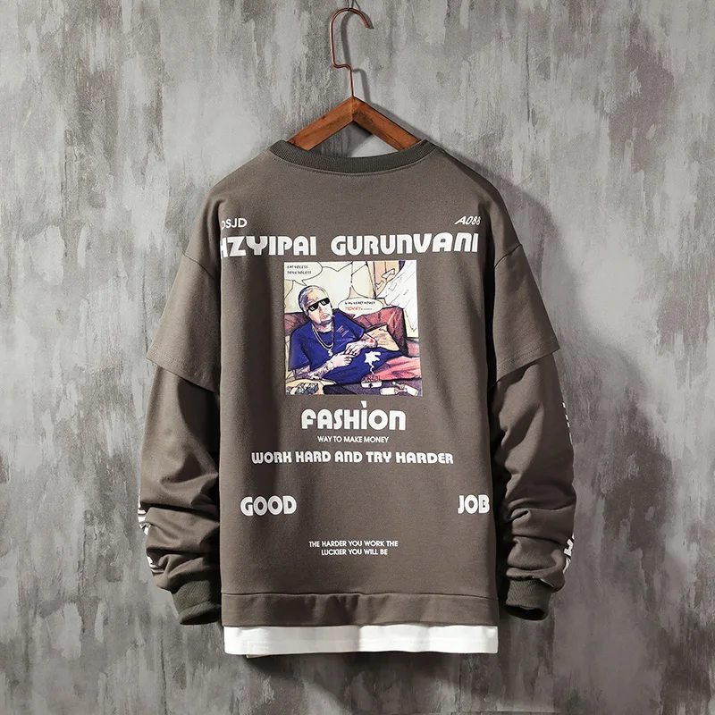 Свитшот с забавным принтом для мужчин и женщин повседневные толстовки цифровым
