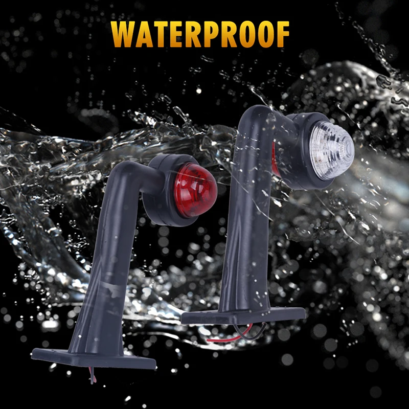 12 В Led локоть грузовик боковой габаритный фонарь снаружи авто лампа контур