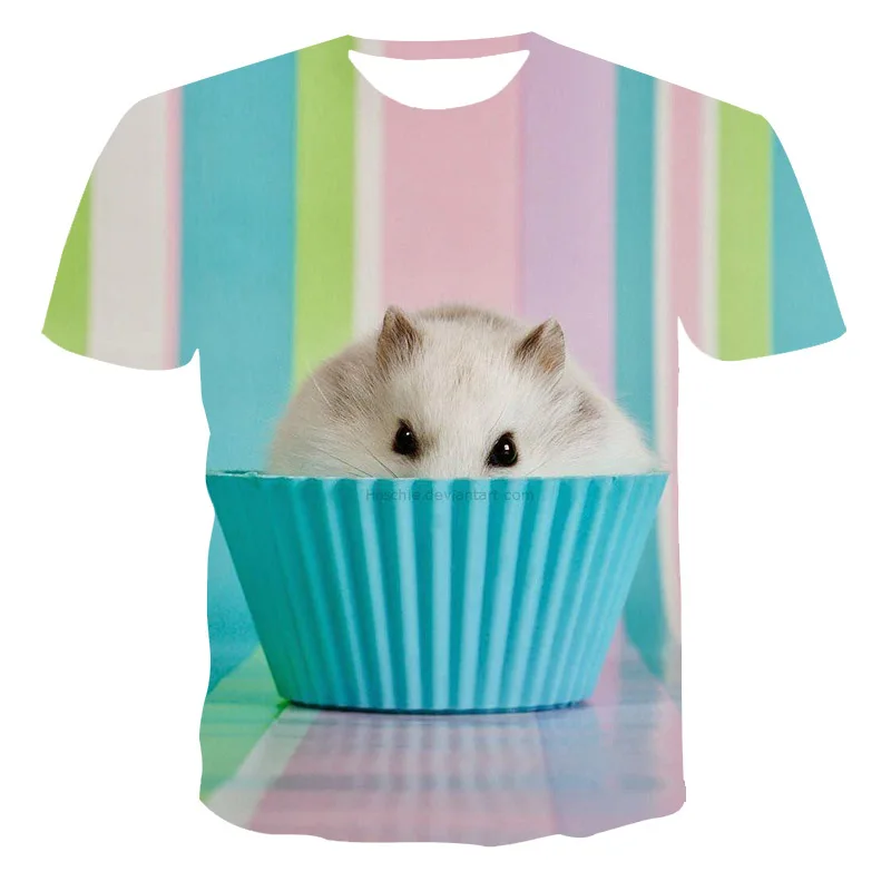 

The Newly Released 3d-printed Top Cute Fun Hamster T-shirt Will Be The Summer Bestseller For Little Boys And Girls In 2021 Breat