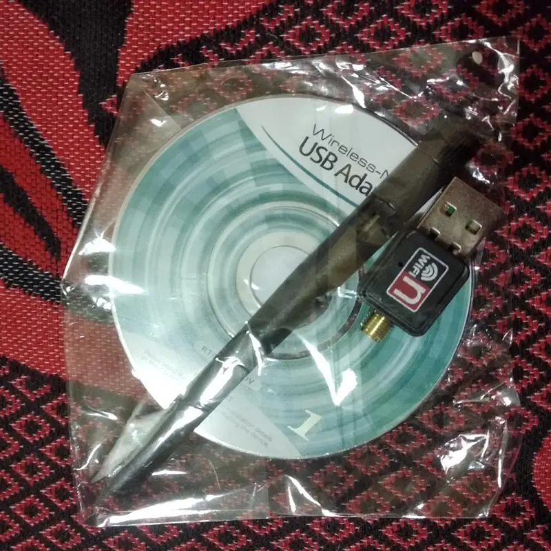 Беспроводная сетевая LAN Карта WiFi USB адаптер 150 Мбит/с 2 дБ 802.11b/n/g беспроводная