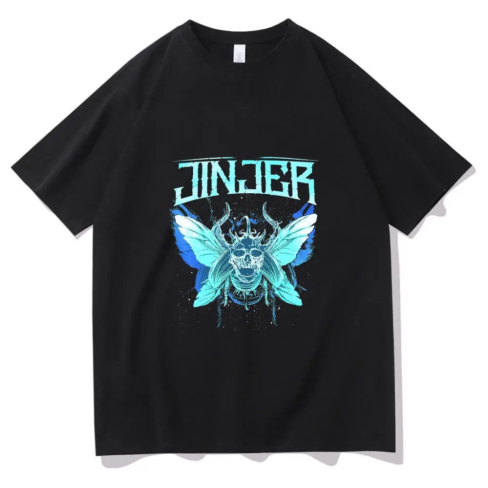 

Jinjer Print Tshirt Hip Hop Rock Trend Tee Shirt Unisex Casual Harajuku T-shirt Men Women Comfortable All-match Summer T Shirts