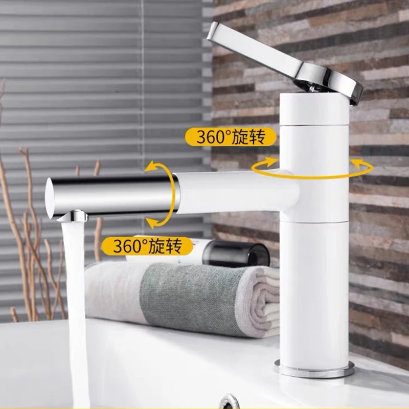 Смесители для раковины WZLY низкий хромированный латунный черный выдвижной кран