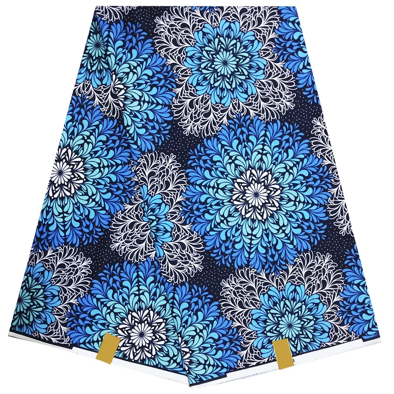 

African Wax Print Fabric Wax Material High Quality wholesale price African Real Wax 6yard/lot