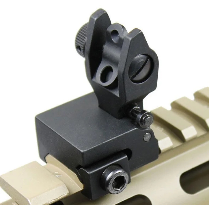 

Mechanical aiming metal sight folding machine aiming front and rear door suit CNC machining iron sights