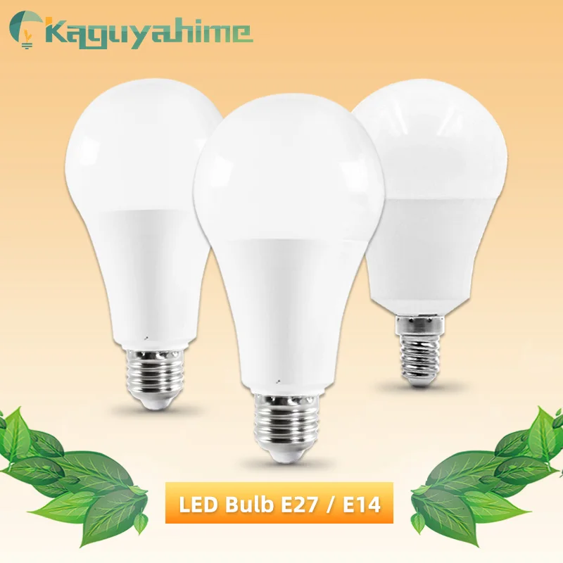 

Kaguyahime 1pc/5pcs Dimmable E27 LED Lamp 220V 6W 20W LED E27 Bulb E14 High Bright LED Light For Table Lamp Light Warm White