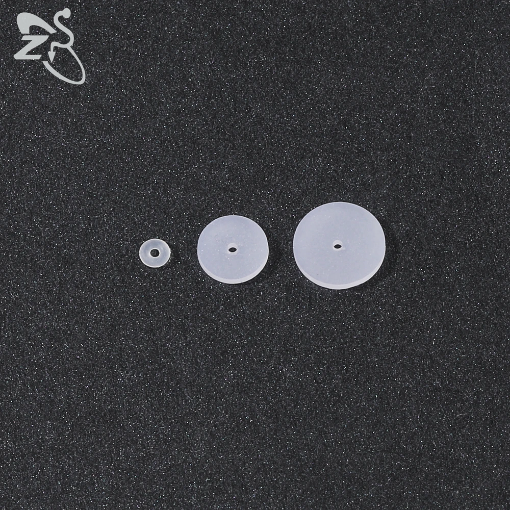 Силиконовые лечебные диски для пирсинга ZS 6-200 шт./лот гибкие плоские прозрачные