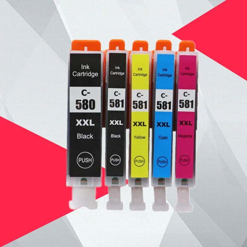 PGI580 CLI581 чернильный картридж PGI 580 CLI 581 XXL для Canon Pixma TR7550 TR8550 TS6150 TS6151 TS8150 TS8151 TS8152 TS9150