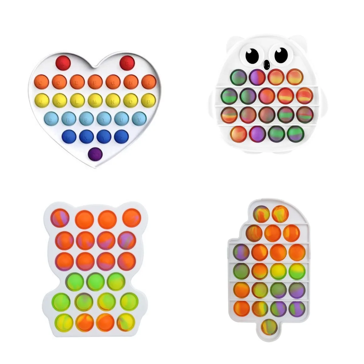 

Funny Fidget Toys Push Bubble Stress Relief Anti-stress Stress Reliever Toys For Adult Children Relieve Autism squeeze Toys