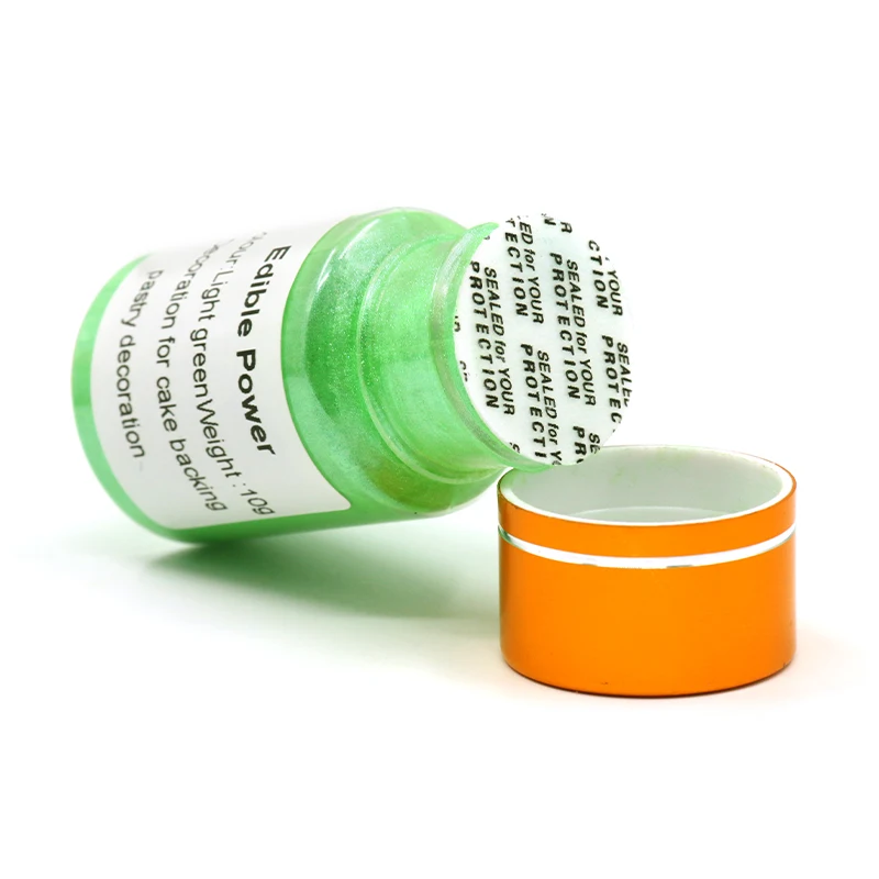 Съедобные Еда порошок светильник зеленый раскраски для выпечки торт хлеб