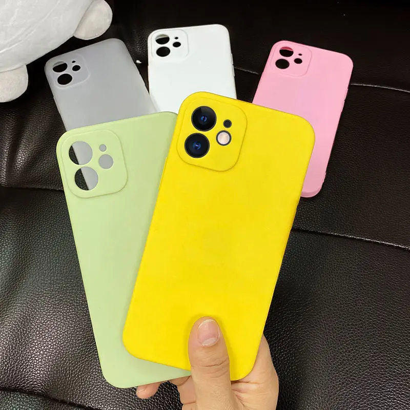 

For iPhone12 12mini 11 pro x xr xs mobile phone case iPhoneprotective cover silicone iPhone case shell