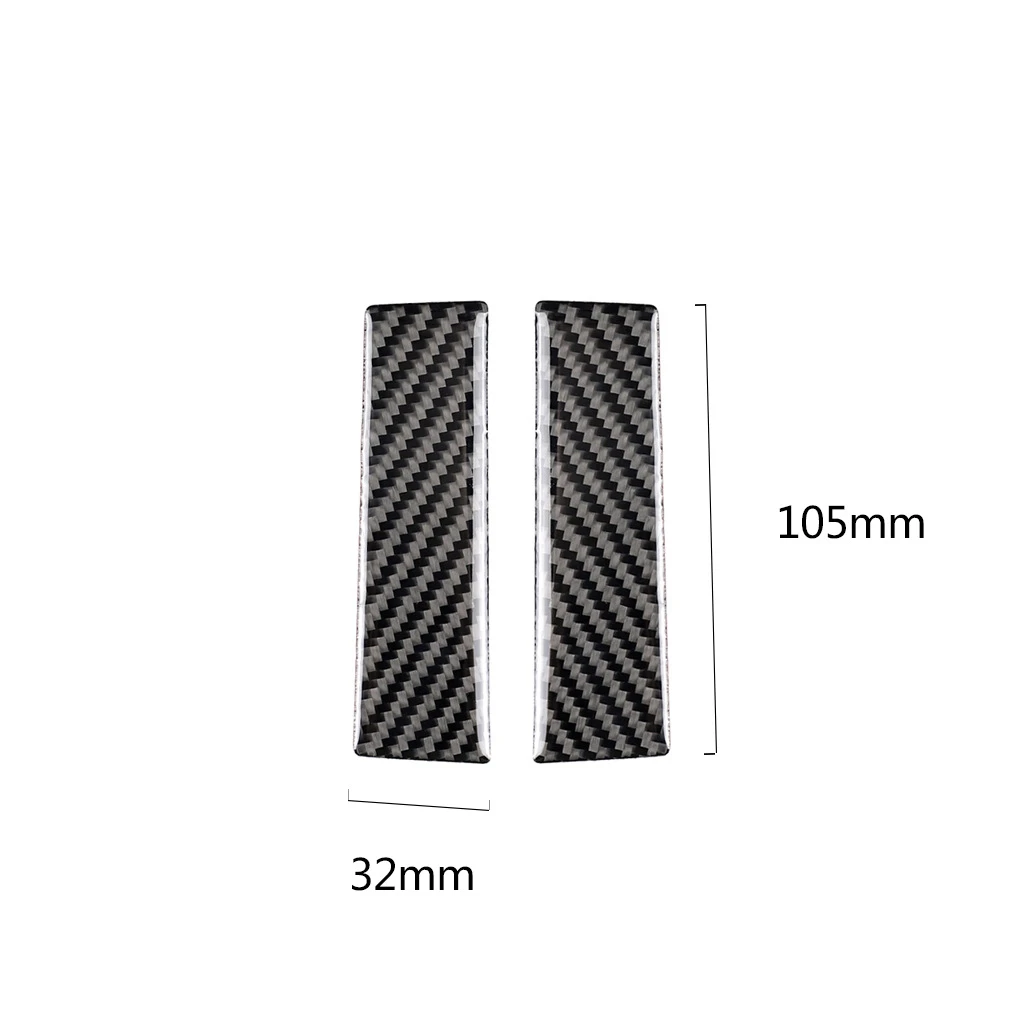 

Carbon Fiber Accessrires For Ford Mustang Central Control Air Conditioning CD Panel Cover Trim Sticker