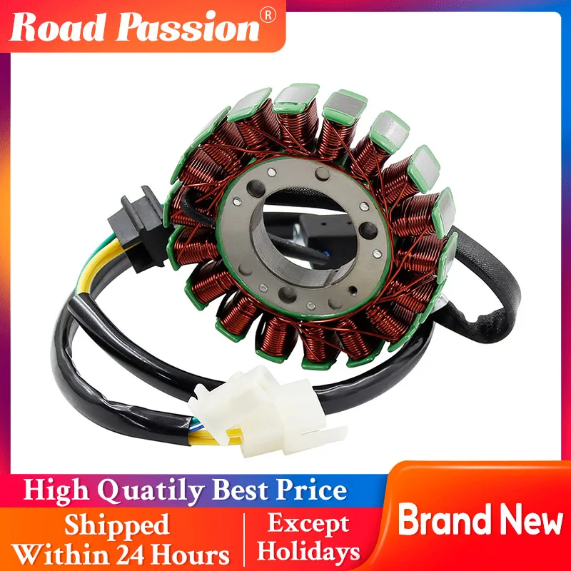 Катушка статора генератора мотоцикла Road Passion для Suzuki 32101-38302 GN250 1982-2001 TU250 1997-2016 |