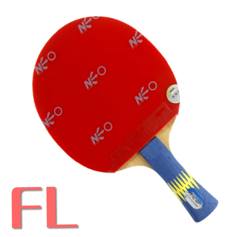 shakehand long FL Galaxy YINHE W-6 лезвие с RITC729 FOCUS3 Бекас и DHS NEO Hurricane 3 резинки для ракетки - Цвет: shakehand long FL