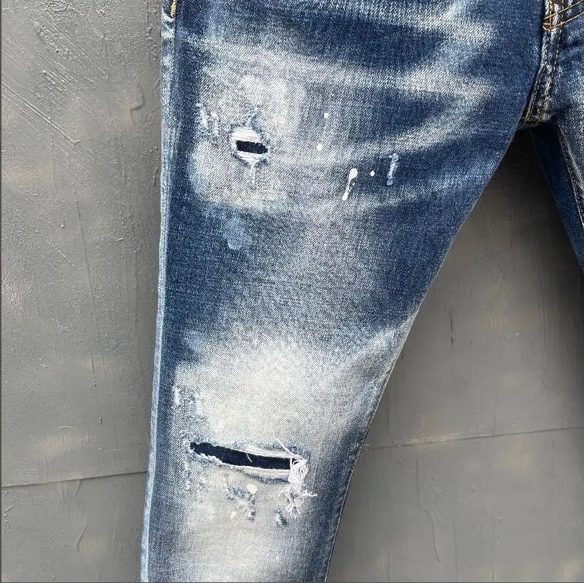 classic,Authentic DSQUARED2,Retro,Italian brand ,Women/Men Jeans,locomotive,Jogging jeans,DSQ029