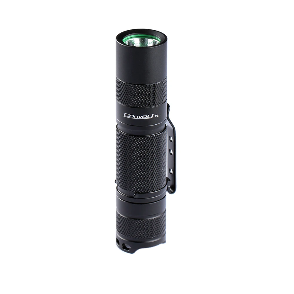Светодиодный фонарь Convoy T2 AA с Cree XPG2 14500 люмен мини фонарик ручной для рыбалки