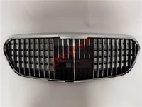 plastic front bumper grill mesh racing middle grill center to maybach s450 s400 style vertical bar 2021 for benz s class w223