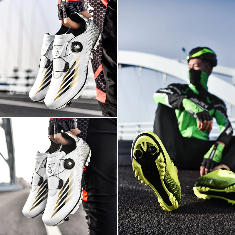 

2020 High Quality sapatilha mtb Road Cycling Shoes Unisex Self-locking MTB Sneakers Bicycle Shoes Sport Cleats Road Racing Shoes