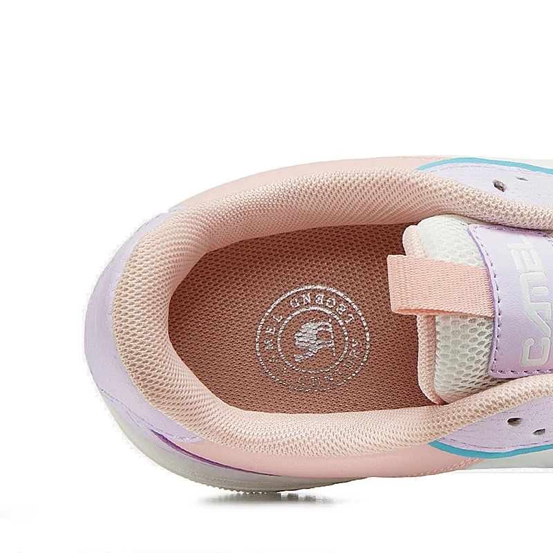 CAMEL Skateboarding Shoes Women's Sneakers Fall New Non-slip Wear-resisting Breathable Sports Casual Shoes Hit Color Flat Shoes