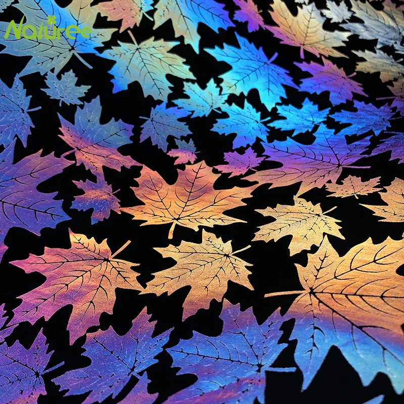 45 см * 150 цветная светоотражающая ткань для печати светящаяся Магическая Кленовая