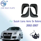 Брызговики для Suzuki Liana, Aerio, SX, Baleno 2002-2007, крыло брызговиков, 2003, 2004, 2005, 2006