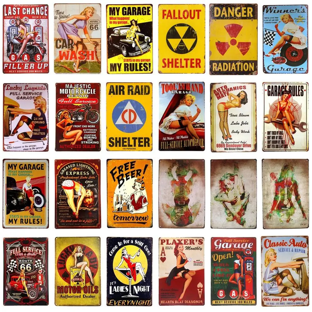 DL Винтаж металлический Предупреждение знак: нарушителей будет снят. Выжившие