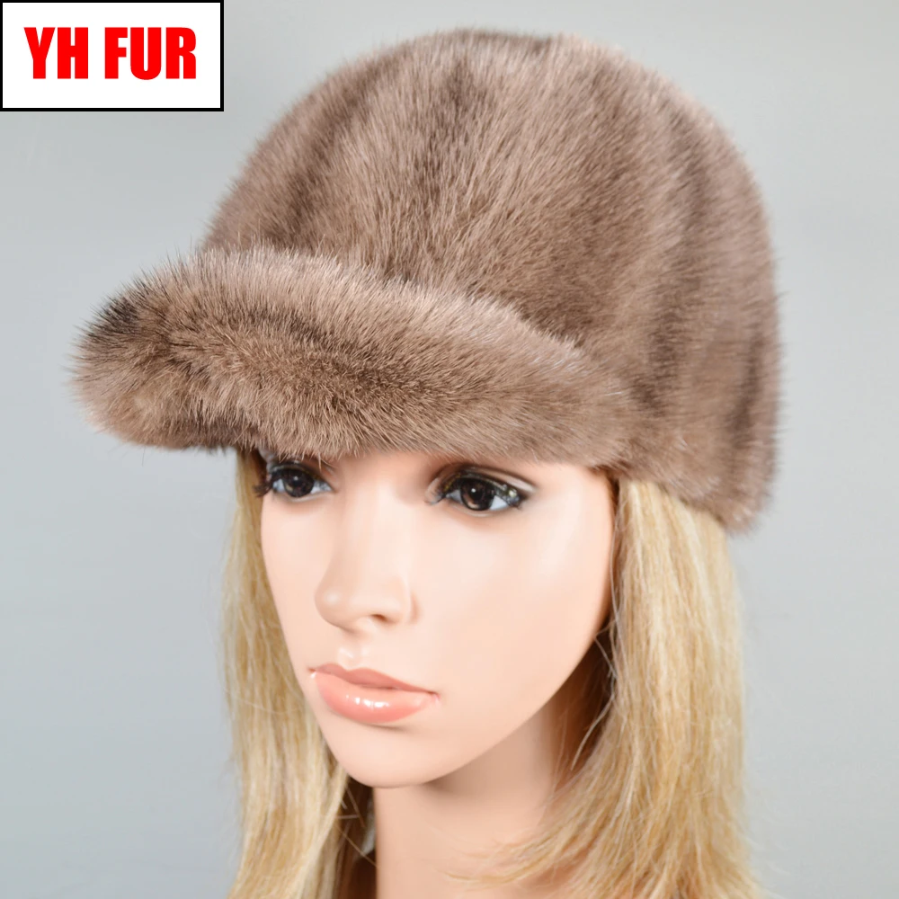 Женские зимние шапки 2020 новые российские норковые меховые женские уличные для