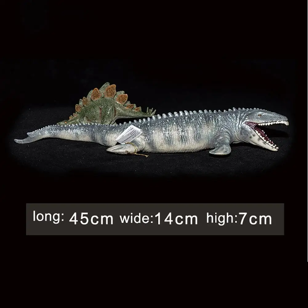 

Simulation Mosasaurus Model Dinosaur Toy Action Figure Hand Painted Kids Gift Home Decoration Tabletop Ornaments Craft