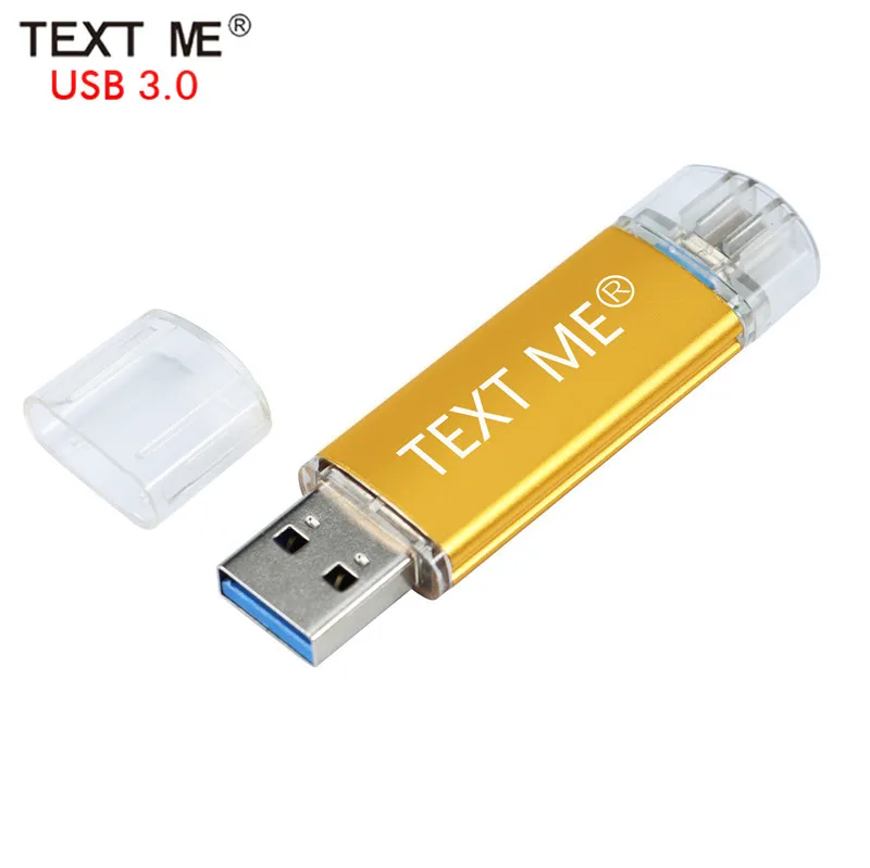 Флэш-накопитель TEXT ME OTG USB 3 0 64 ГБ карта памяти 8 4 Гб для телефона флэш-накопитель 16