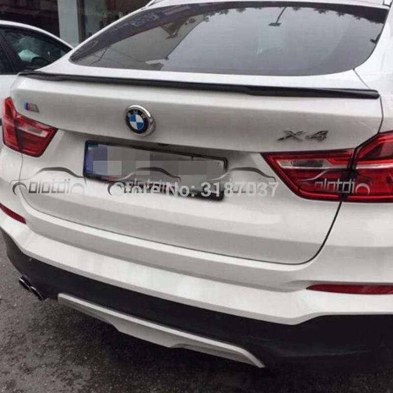 Спойлер для BMW X4 F26 2015 2016 АБС пластик Неокрашенный задний спойлер на крыло крышу